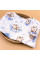 Бавовняна пелюшка · 90×70 см. · Блакитна з жирафиками — Babywear