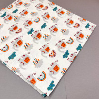 Байкова пелюшка · 110×90 см. · Слоники з хмаринками · Тепла — Babywear