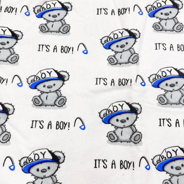 Байкова пелюшка · 70×90 см. · Ведмедик Boy · Тепла