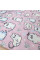 Байкова пелюшка · 70×90 см. · Рожева з котиками — Babywear