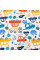 Байкова пелюшка · 70×90 см. · Кольорові машинки — Babywear