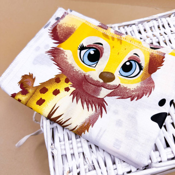 Бавовняна пелюшка · 70×90 см · Маленьке тигреня — Babywear