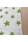 Непромокаюча пелюшка · 60×45 см · Зелені зірочки — Babywear