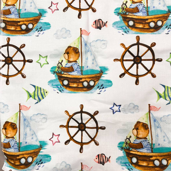 Бавовняна пелюшка · Ведмедики-моряки — Babywear