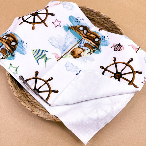 Бавовняна пелюшка · Ведмедики-моряки — Babywear