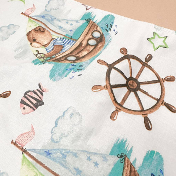 Бавовняна пелюшка · Ведмедики-моряки — Babywear