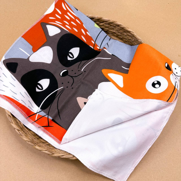 Непромокаюча пелюшка · Кольорові котики — Babywear