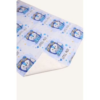 Непромокаюча пелюшка · 60×45 см · Сині пілоти — Babywear
