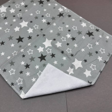 Непромокаюча пелюшка · 60×45 см · Сіра з зірочками — Babywear