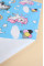 Непромокаюча пелюшка · 120×60 см · Блакитна з єдиноріжками — Babywear