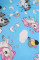 Непромокаюча пелюшка · 120×60 см · Блакитна з єдиноріжками — Babywear