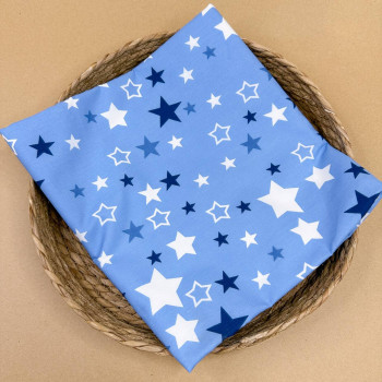 Непромокаюча пелюшка · 120×60 см · Блакитна з зірочками — Babywear
