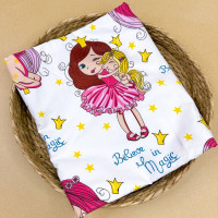 Непромокаюча пелюшка · 120×60 см · Принцеска з єдиноріжкою — Babywear