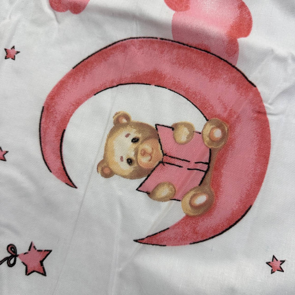 Непромокаюча пелюшка · 120×60 см. · Ведмедик на місяцях — Babywear