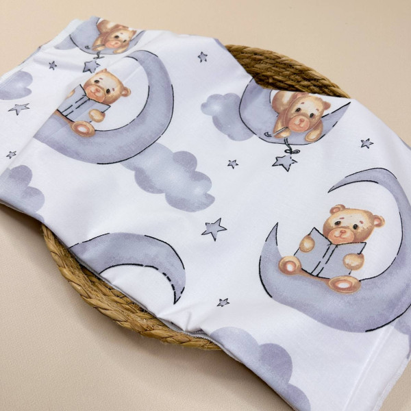 Непромокаюча пелюшка · 80×65 см · Ведмедики на місяцях — Babywear