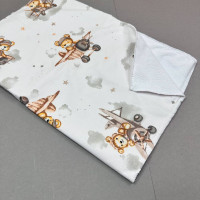 Непромокаюча пелюшка · 60×45 см · Ведмедики на вертольотиках — Babywear