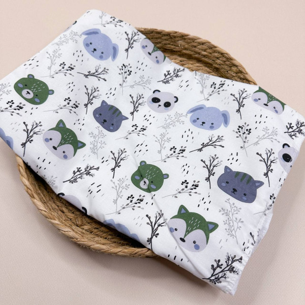 Непромокаюча пелюшка · 60×45 см · Тваринки та гілочки — Babywear