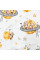 Непромокаюча пелюшка · 60×45 см · Ведмедики та місяцях — Babywear