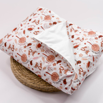 Бавовняна пелюшка · Коричневі звірята · З синтепоном — Babywear