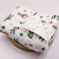 Бавовняна пелюшка · Зелені вертольотики · З синтепоном — Babywear
