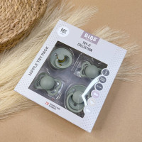 Пустушки Bibs Try-it collection Темно-зелені