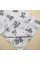 Бавовняна пелюшка · 90×110 см · Біла з ведмедиком — Babywear