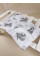 Бавовняна пелюшка · 90×110 см · Біла з ведмедиком — Babywear