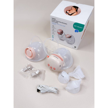 Електричний молоковідсмоктувач BabyOno Подвійний акумуляторний TWINNY 1002