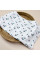 Ситцева пелюшка · 90×100 см · Бірюзові панди — Babywear
