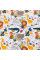 Непромокаюча пелюшка · 120×60 см · Екзотичні тварини — Babywear