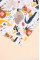 Непромокаюча пелюшка · 120×60 см · Екзотичні тварини — Babywear
