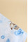 Непромокаюча пелюшка · 60×45 см · Жирафи сині бульбашки — Babywear