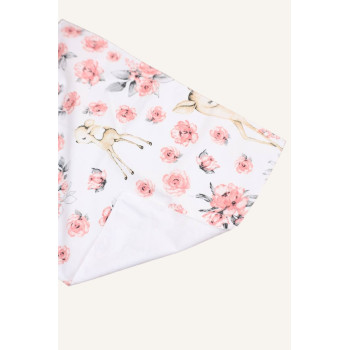 Непромокаюча пелюшка · 60×45 см · Лами з квітами — Babywear