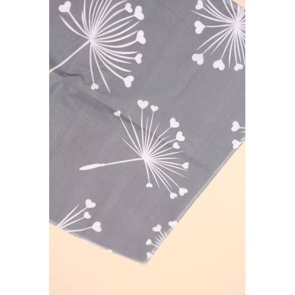 Непромокаюча пелюшка · 60×45 см · Сіра кульбаби — Babywear