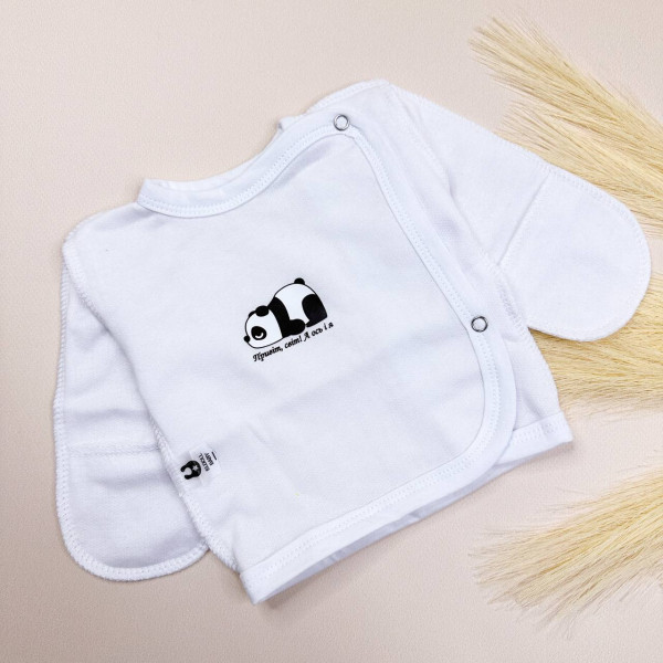 Розпашонка із байки Біла з пандочкою (56–86)