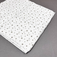 Муслінова пелюшка · 90×80 см. · Сірі зірочки — Babywear