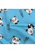 Непромокаюча пелюшка · 60×45 см · Блакитна з пандочками — Babywear