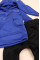 Комплект з тринитки на флісі «Наше зайченятко» Синій (56–86)