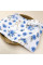 Бавовняна пелюшка · 90×110 см · Сині квіти — Babywear