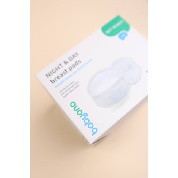 Вкладиші лактаційні BabyOno Get Ready Mom Night & Day 40 шт/уп 297/01