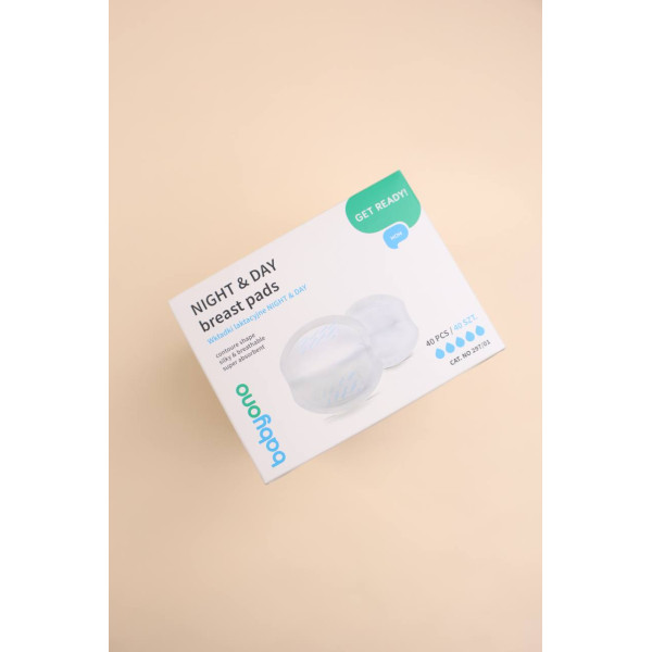 Вкладиші лактаційні BabyOno Get Ready Mom Night & Day 40 шт/уп 297/01