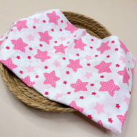 Ситцева пелюшка · 90×100 см · Рожеві зірочки — Babywear