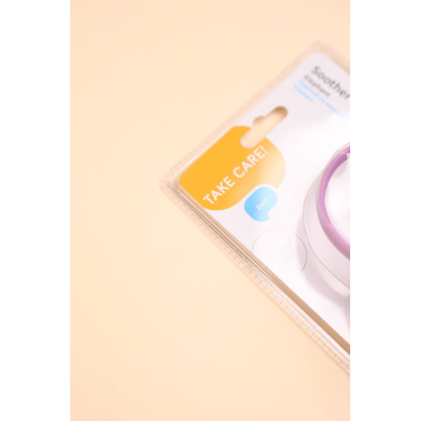 Контейнер для пустушок у формі слоника BabyOno Фіолетовий