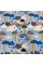 Байкова пелюшка · 80×90 см. · Блакитна з хмарками — Babywear