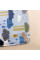 Байкова пелюшка · 80×90 см. · Блакитна з хмарками — Babywear