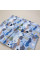 Байкова пелюшка · 80×90 см. · Блакитна з хмарками — Babywear