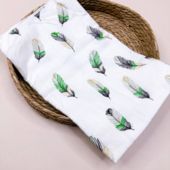 Байкова пелюшка · 80×90 см. · Кольорове пірячко — Babywear
