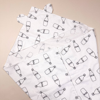 Рушник куточок із байки Білий Milk
