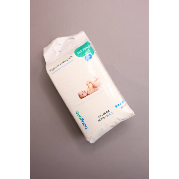Гігієнічні пелюшки 40x60 (10 шт/уп) "BabyOno"