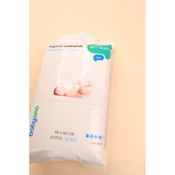 Гігієнічні пелюшки 40x60 (10 шт/уп) "BabyOno"